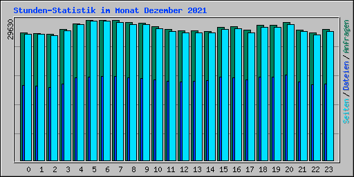 Stunden-Statistik im Monat Dezember 2021